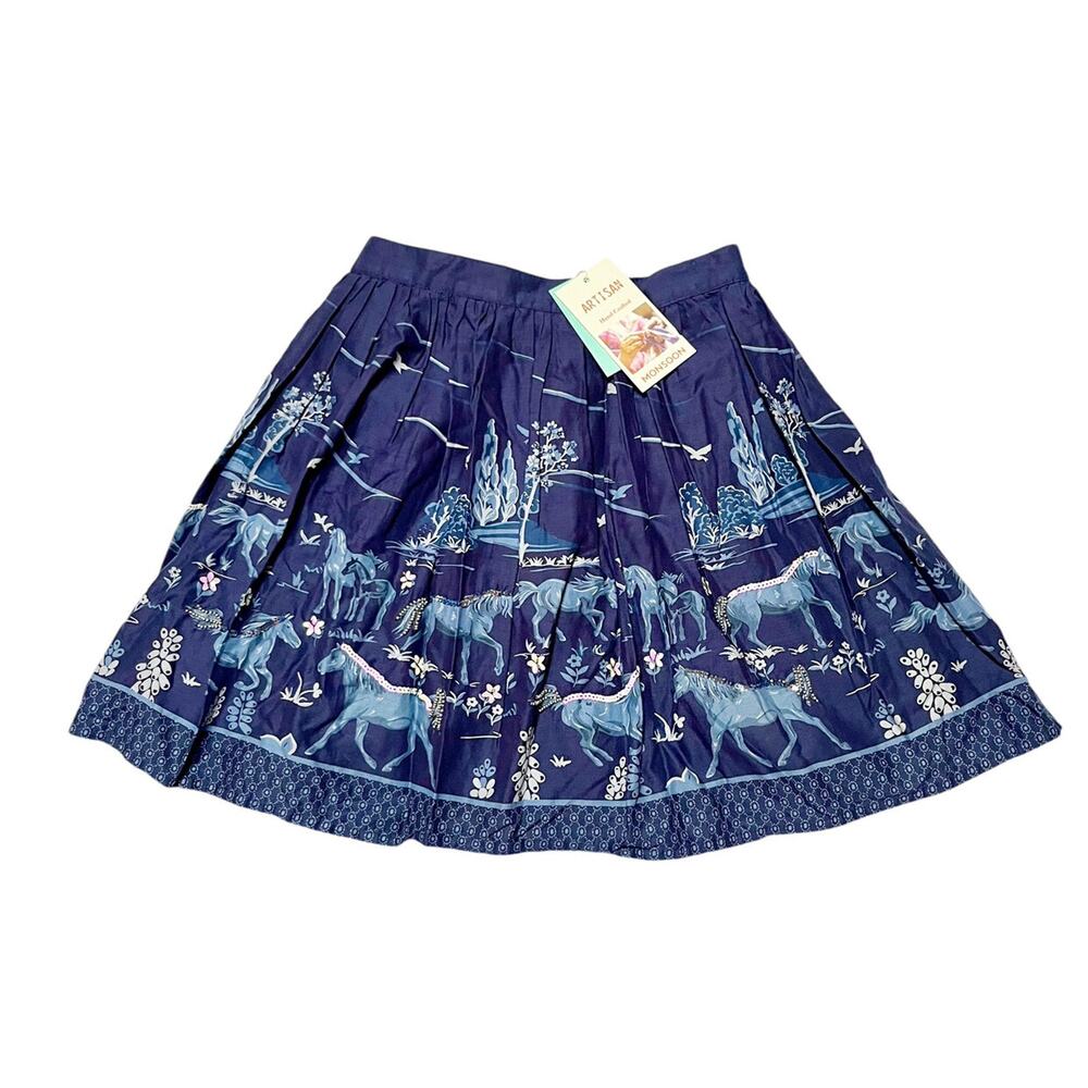 NWT Monsoon Artisan Phillipa Horse Skirt Size 11/12